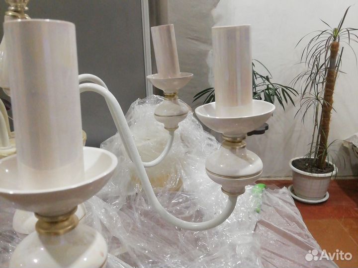 Люстра потолочная подвесная бу