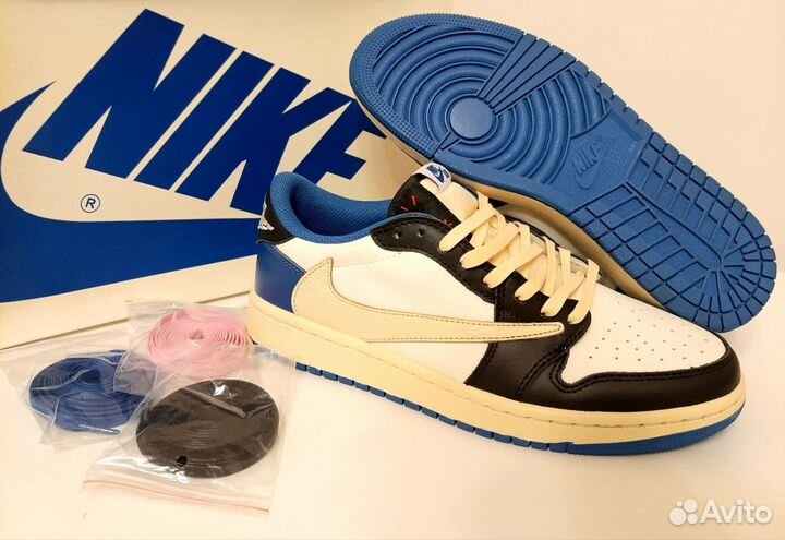 Air Jordan 1 Low Fragment X Travis Scott