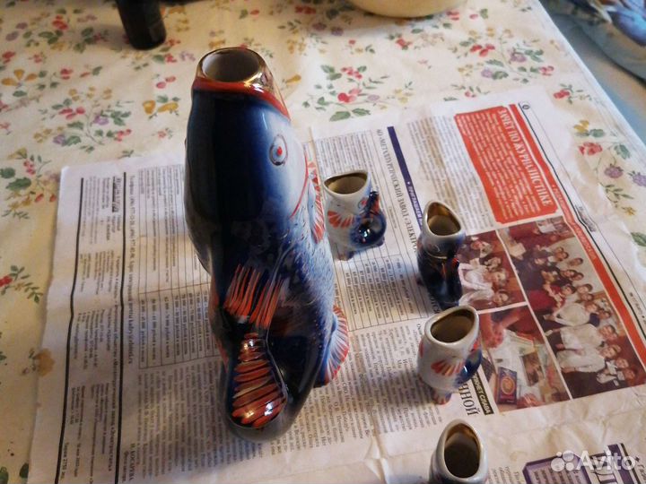 Графин СССР и стопки