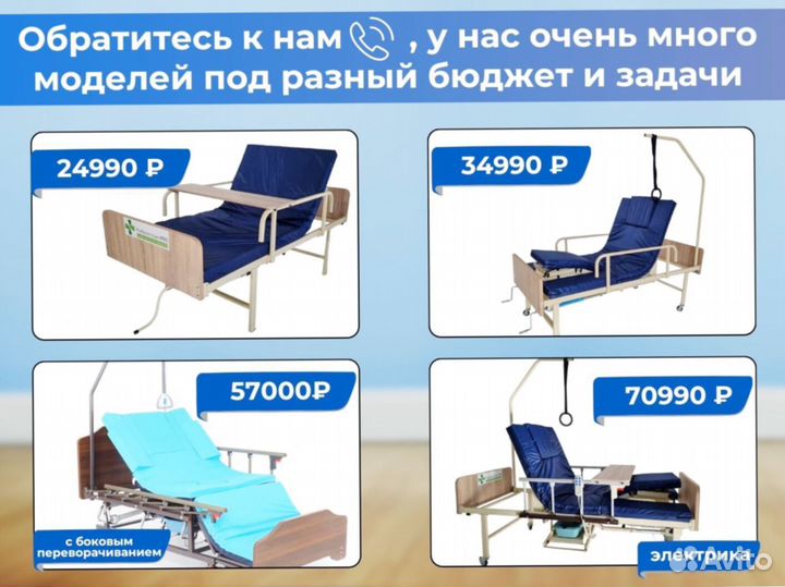 Медицинская кровать