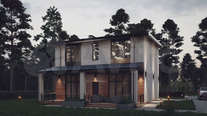 Дом 170 м² на участке 6,2 сот.