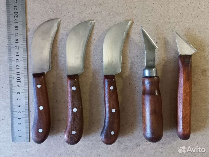 Ножи для работы с кожей, деревом