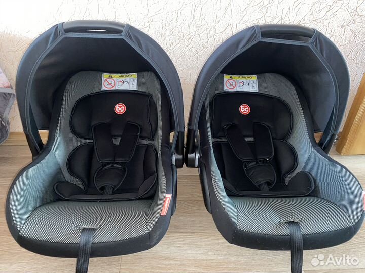 Автолюлька + вкладыш для новорожденного