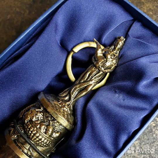 Обувная ложка Фортуна 72 см, дерево, бронза