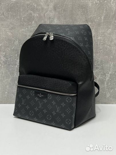 Рюкзак мужской louis vuitton кожаный премиум lv