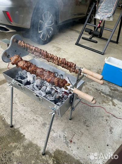 Барбекю мангал автоматический электрический