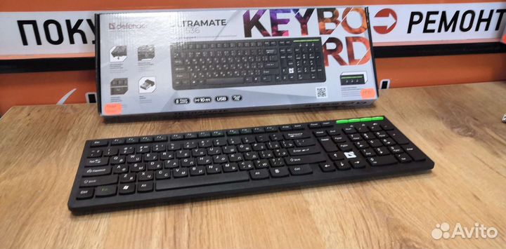 Компактная беспроводная клавиатура Defender
