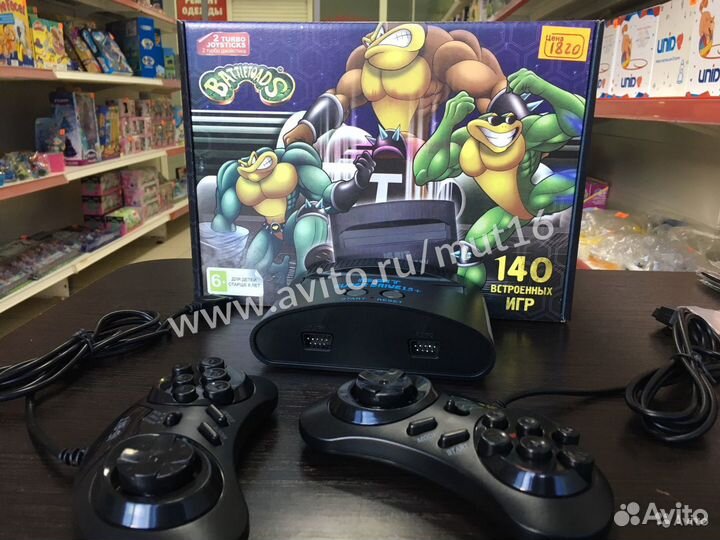 Sega Super Drive Battle Toads 140 игр