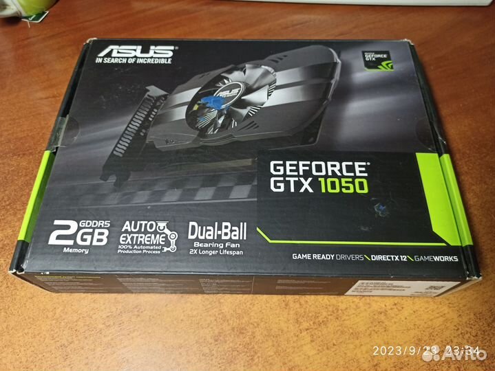 Видеокарта gtx 1050 2gb