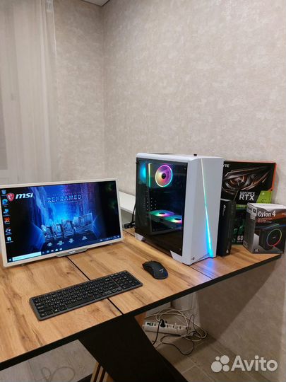 Компьютер i3 10100f rtx 2060 игровой пк
