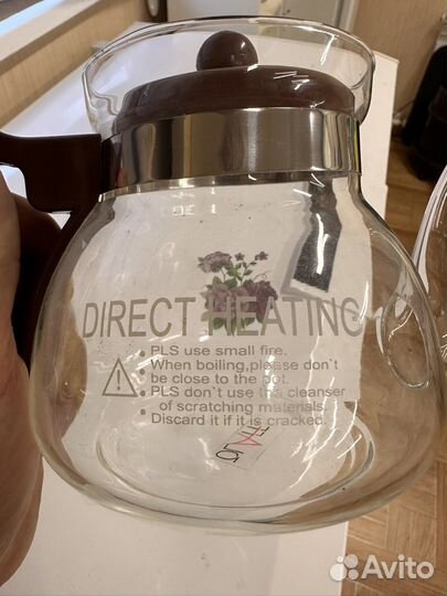 Заварочный чайник на подставке для свечей