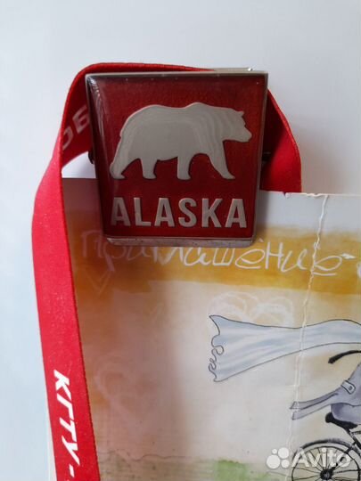 Магнит-держатель на холодильник Alаska, 3,5x4см