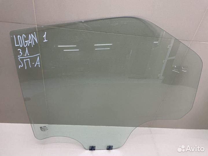 Стекло двери Renault Logan 1