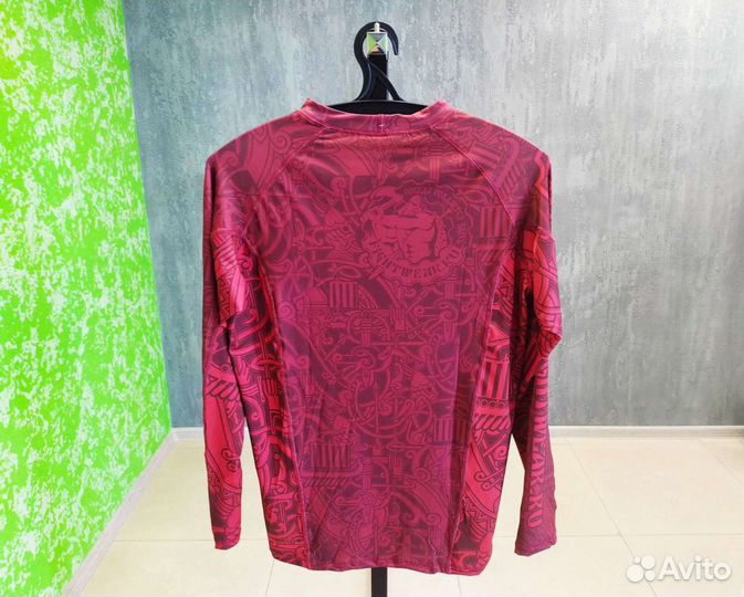 Рашгард fightwear RED, длинный рукав