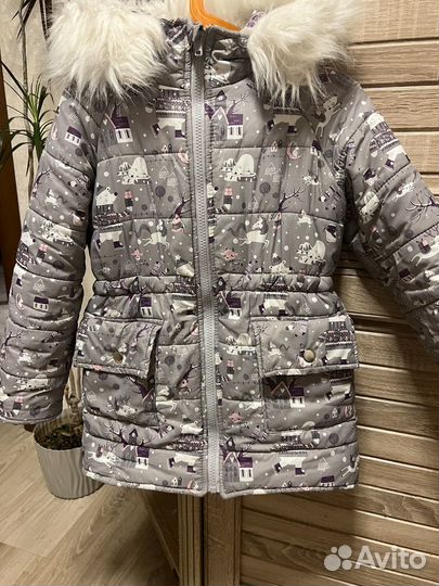 Куртка зимняя на девочку 110