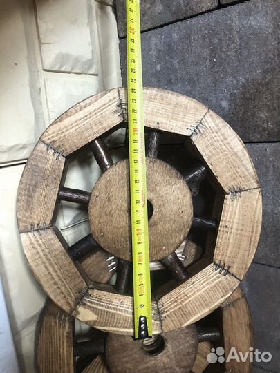 Колеса диаметр 24 для декоративных тележек