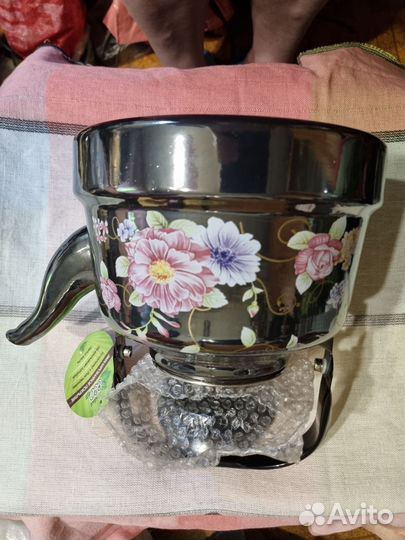 Чайник эмалированный новый