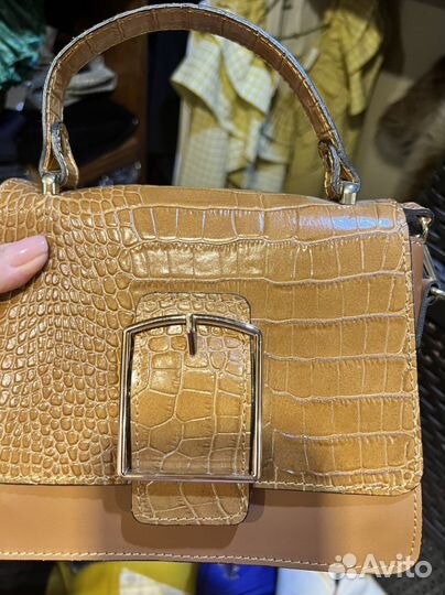 Сумка новая натуральная кожа Италия