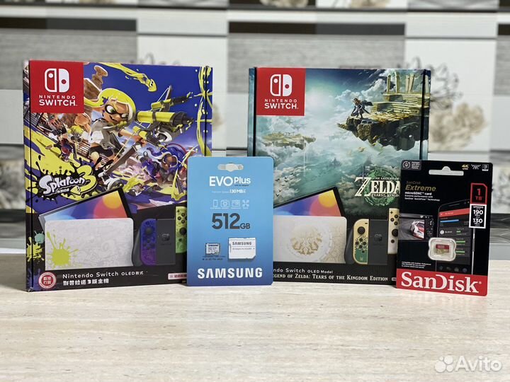 Новая Nintendo Switch Oled Hwfly Чип + игры