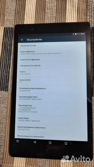 Планшет lenovo tab 3