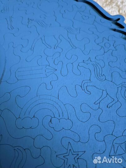 Деревянный пазл «Единорог»