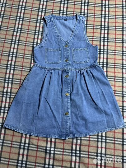 Джинсовый сарафан