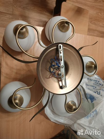 Люстра потолочная подвесная бу