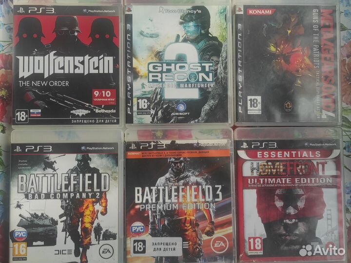 Игры диски для ps3