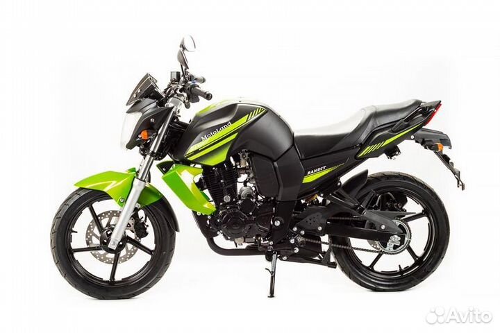 Мотоцикл motoland (мотоленд) bandit 250 зеленый