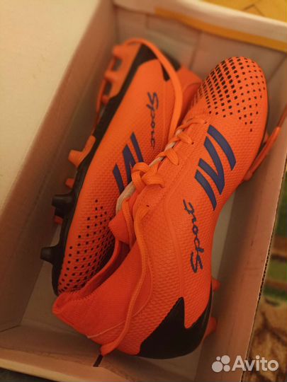 Бутсы футбольные размер 39r