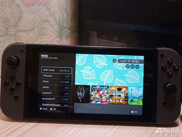 Nintendo switch прошитая + игры