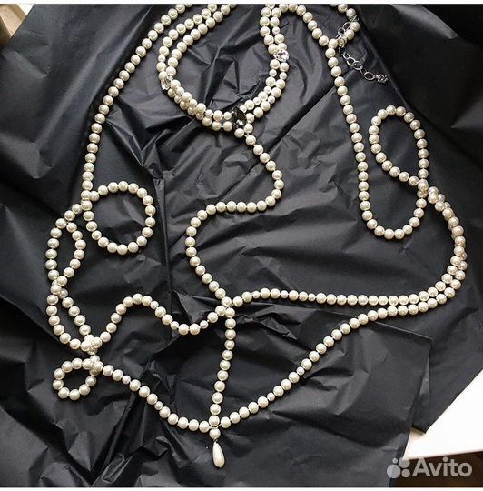 Чокер жемчужный mineral bar island soul