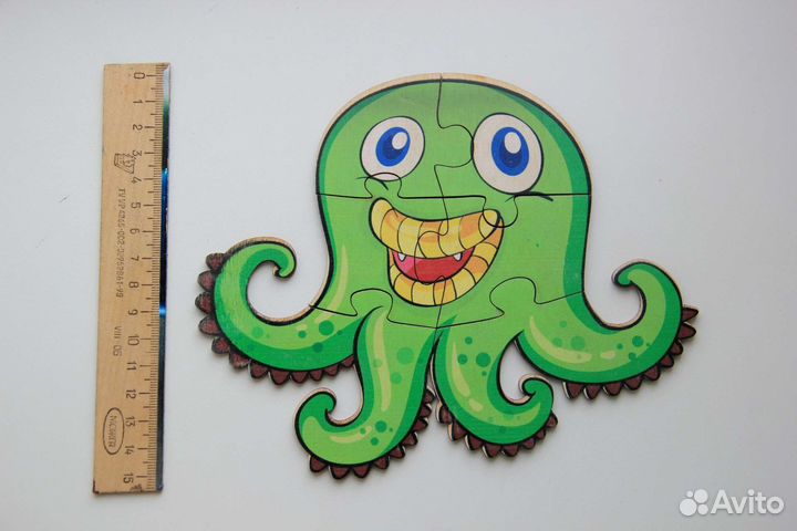 Деревянные пазлы новые