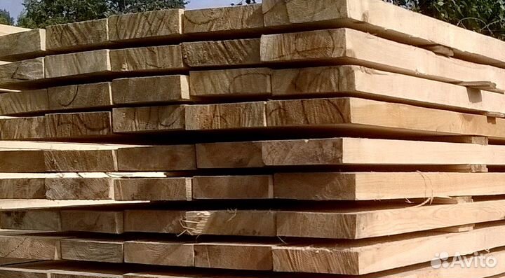 Доска обрезная естественной влажности