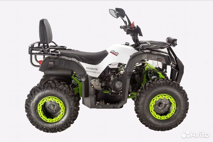 Квадроцикл H200 Люкс для Взрослых 2023 Белый
