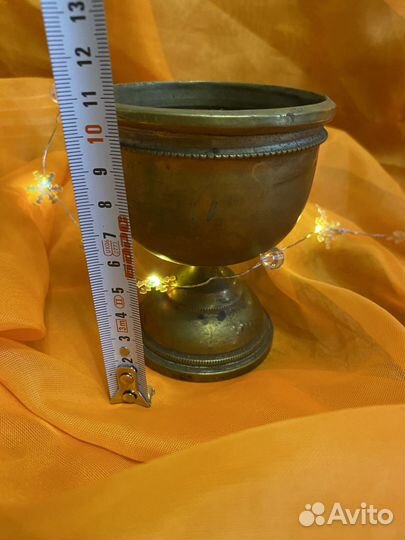 Старинная церковная чаша с клеймом