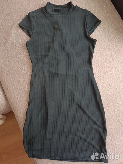 Черное платье мини