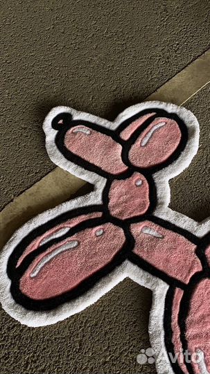 Тафтинговый ковер Шарик ручной работы