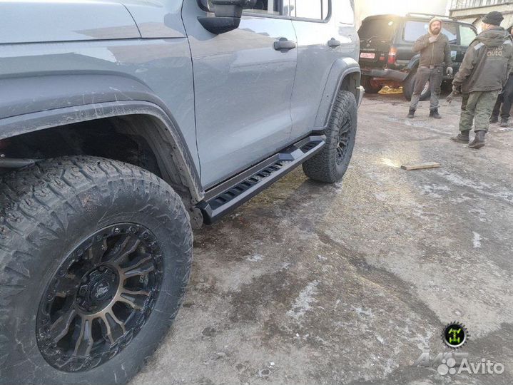 Силовые пороги амз для tank 300