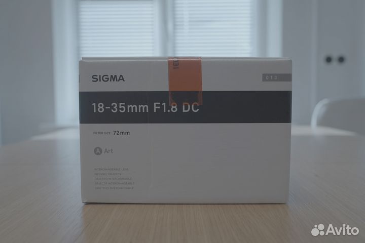 Объектив Sigma 18 35mm 1.8 art canon