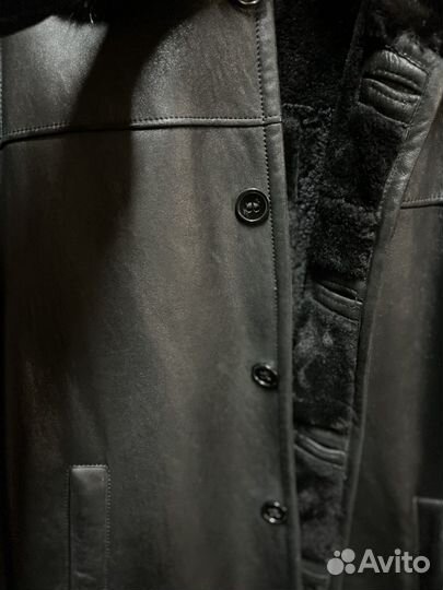 Дубленка натуральная мужская 52