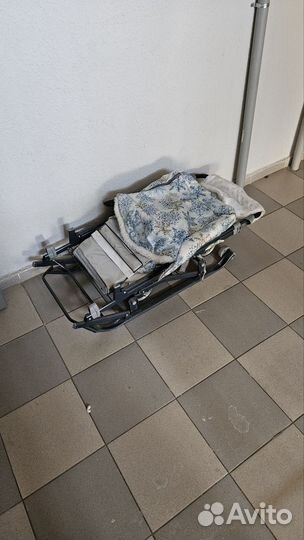 Детские санки коляска