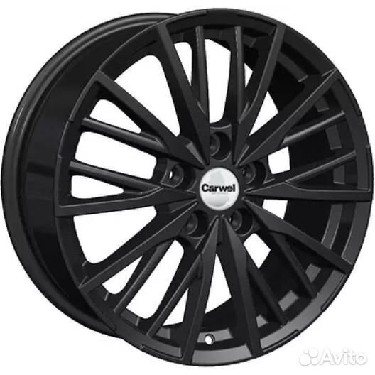 Диски Carwel Агма 7x17 5*114.3 ET45 DIA60.1 BL Литой