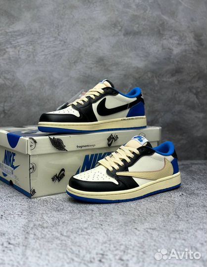 Кроссовки Nike Air Jordan 1 Low x travis scott