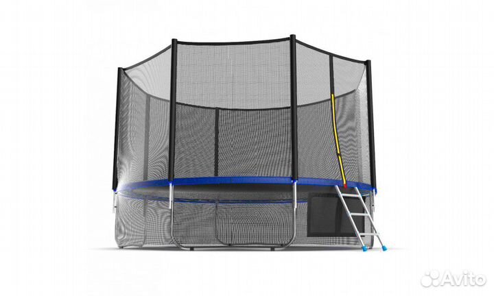 Батут EVO jump External 12ft (Blue) + Lower net