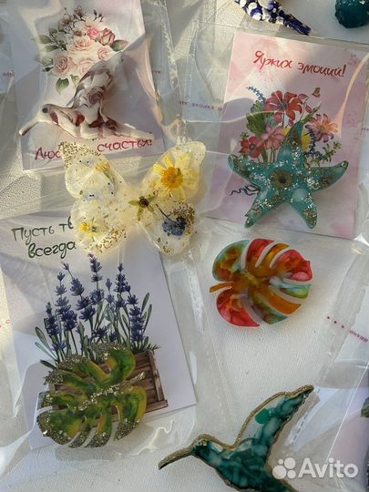 Брошки ручной работы