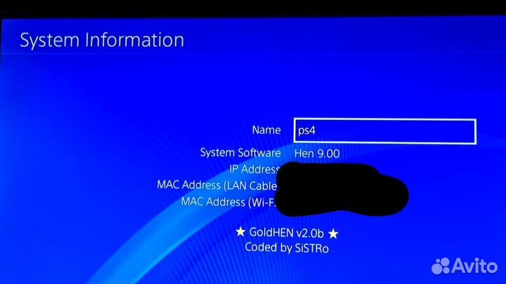 Sony PS4 Slim 500Gb (goldhen 9.00, любые игры)