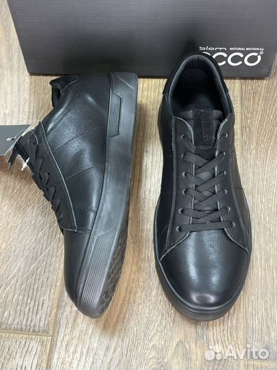 Ecco Street 39-44 кожаные кеды