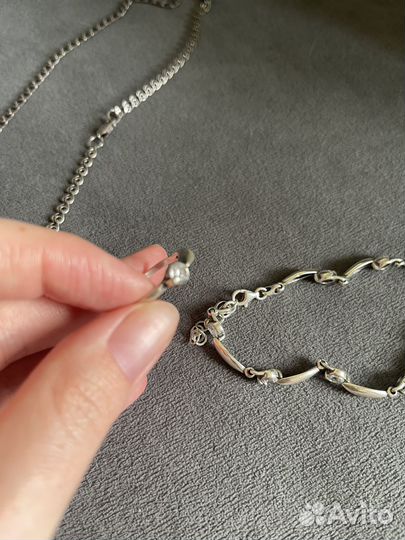 Серебряный набор