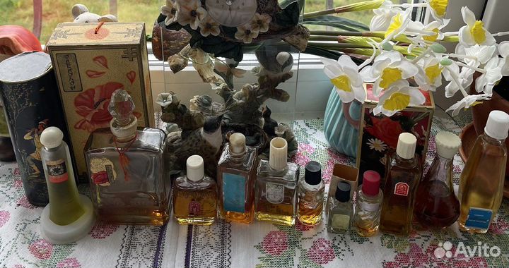 Духи винтаж Красный мак. Цветы Кубани, Любимой